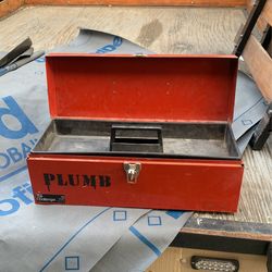Metal Tool Box With Tray