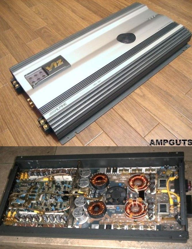 品質満点 ALPINE アルパイン MRV-1507 アンプ パワーアンプ カーオーディオ