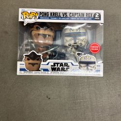 Funko Pop Star Wars Pong Keel Vs Captain Rex Exclusive 