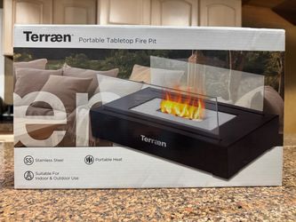 Terraen Portable Tabletop Fire Pit