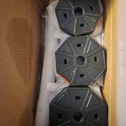 Brand New Never Used Dumbell And Barbell Set