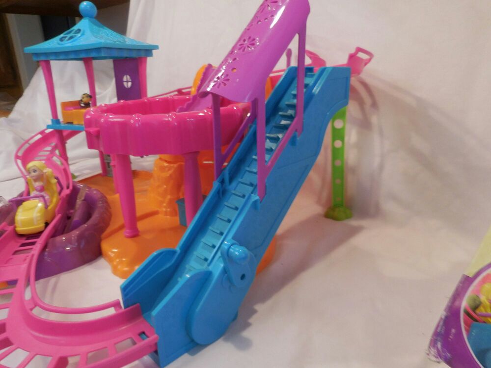 Polly Roller Coaster playset Waterpark + and for Sale in Lake Elsinore, CA - OfferUp