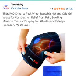 TheraPAQ Hot & Cold Pack and Knee Brace (buy 1 set for $10 or both sets for $15)