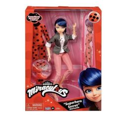 Miraculous Ladybug Superhero Secret Marinette with Ladybug Fashion Outfit 