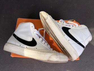 Nike Blazer Mid White Black Sneakers