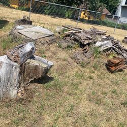 Free Burning Wood