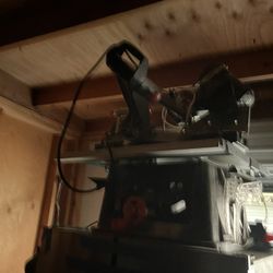 Table Saw And Chop Saw