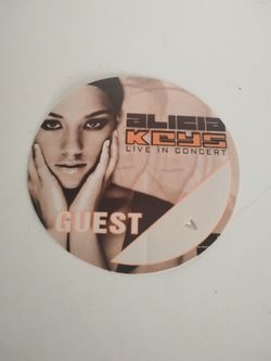 Old Alicia Keys Live in Concert Guest Pass