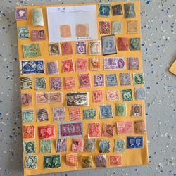 1 sheet old Victoria good value postage stamps lot GJ 888