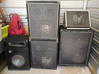 Ev speakers & 1 digital audio speaker for sale