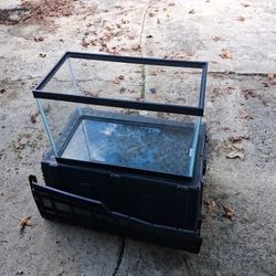 10 Gallon Aquarium, No Leaks, No Lid For Fish, Reptiles, Amphibians, Rodents, Etc