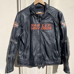 Harley Davidson Motorcyle Jacket Alternator 2 in 1 Switchback Tech Leather