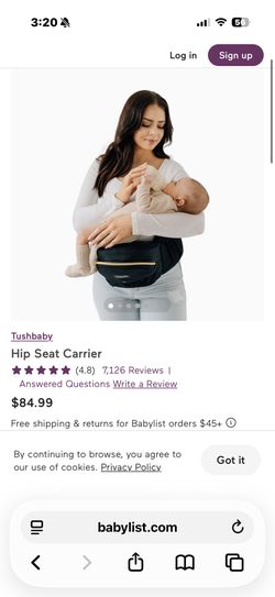 Tushbaby Hip Carrier