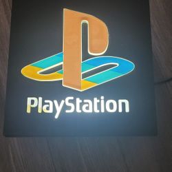 1995 Vintage PS1 LIGHT UP SIGN. VERY RARE