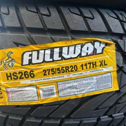 All 4 Tires Set 275 55 20 
