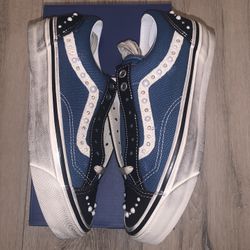 Vans LX Old Skool 36 Pearlized Pack Black Navy Size: 6.5