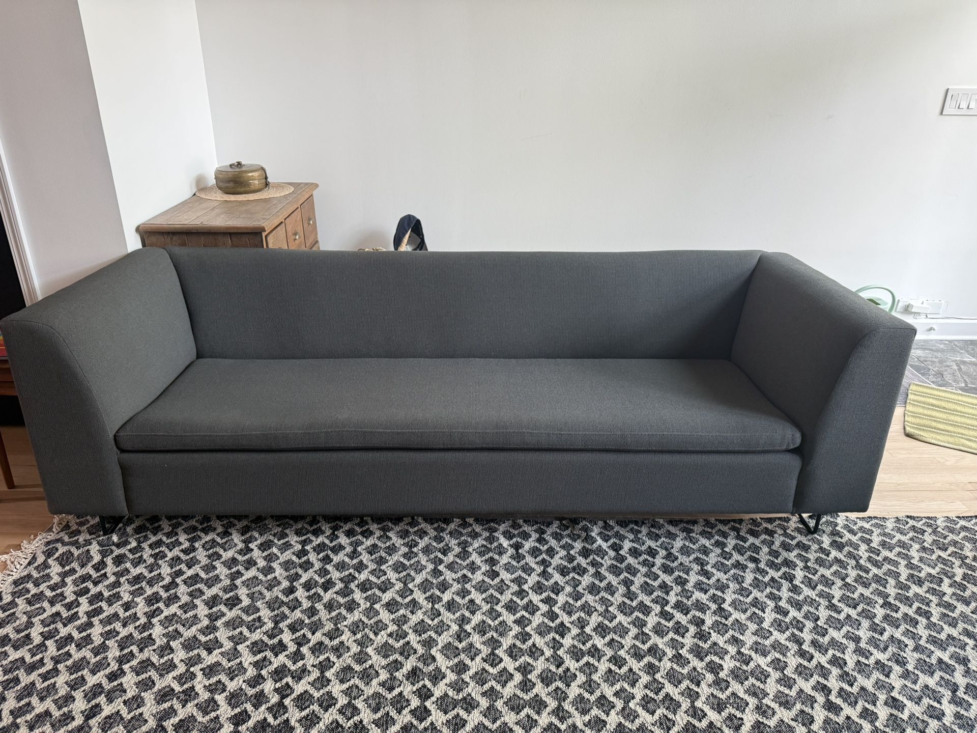 Blu Dot Dark Gray 96” Sofa