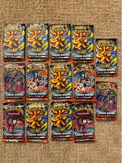 Pokémon Chaos Rising Booster Packs – 14 Sealed Packs Below Market Price