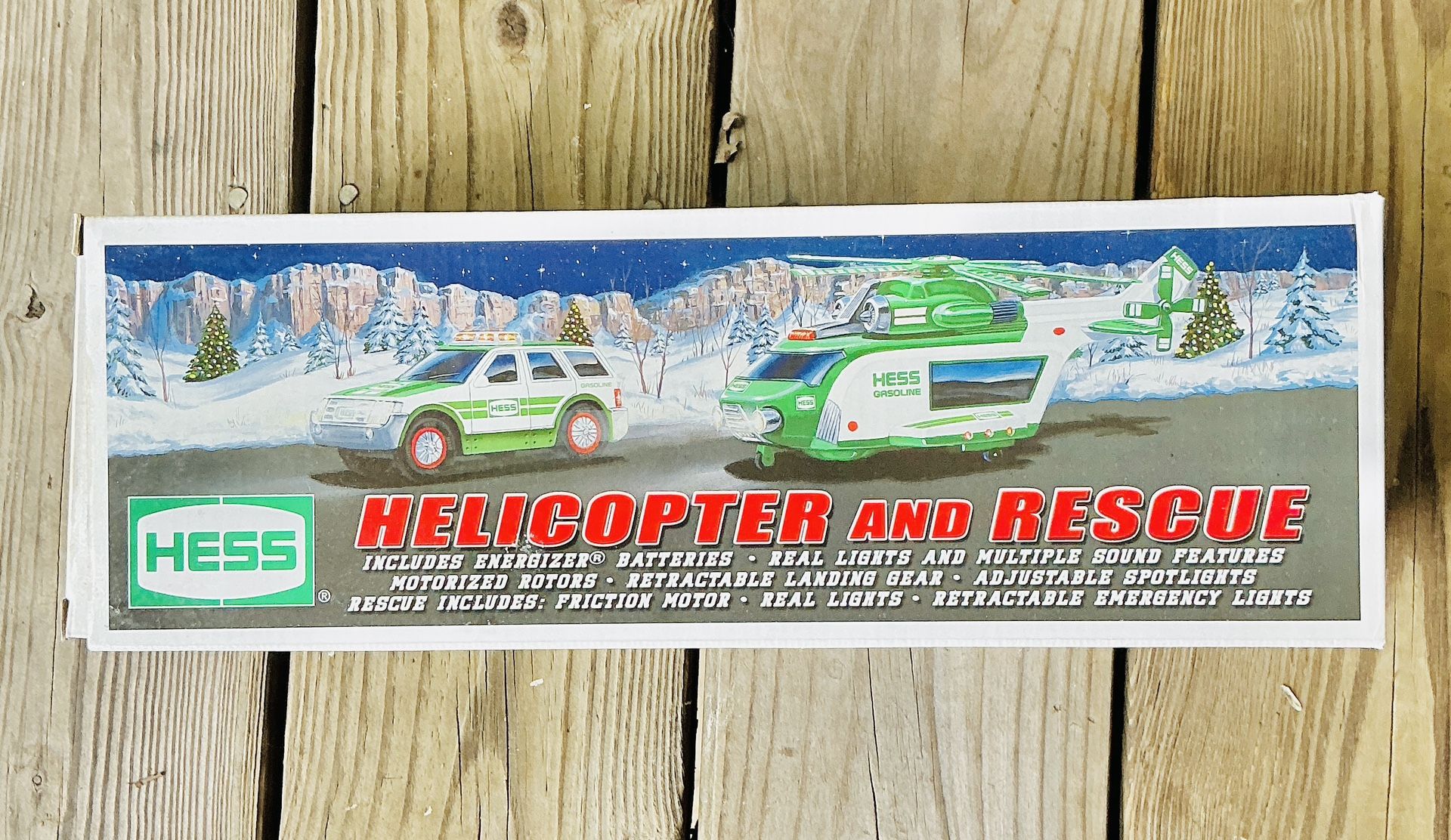 Hess Toy Helicopter And Rescue Truck 2012  -  New in Box