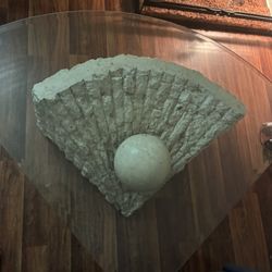 Glass Tessellated Stone Coffee Table