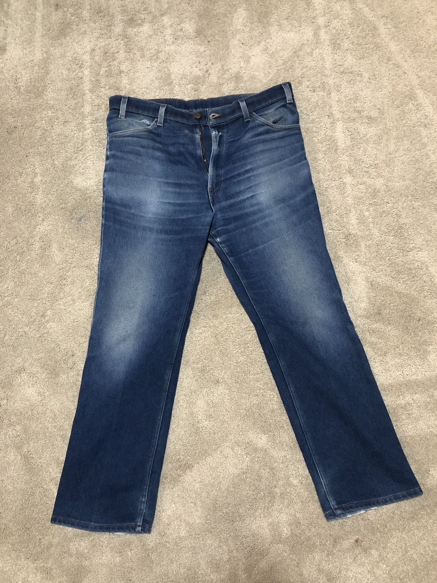 Vintage Levis Action Jeans Orange Tag Straight Leg Jeans Mens W38 L30Relaxed