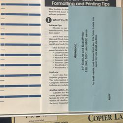 Labeling sheets