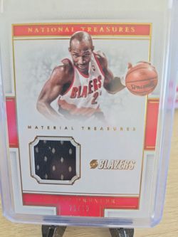 Blazers  Clyde  Drexler  Jersey  Card