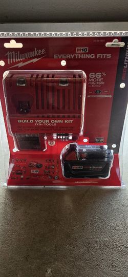 Milwaukee M18 XC 5.0 Battery + Charger Starter Kit (NEW SEALED)