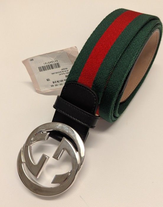 Gucci Canvas Belt 120-48, New