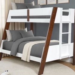 Litera Twin Y Full Size Nueva En Su Caja Incluye Colchones Memory Foam 