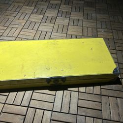 Vintage "Handy" Suitcase Folding Picnic Table & Chair Set Milwaukee Stamping Co.