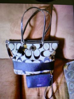 coach purse and wallet