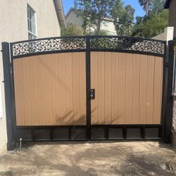 Custom Gates Iron & Wood