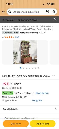 Planter Box with Lattes