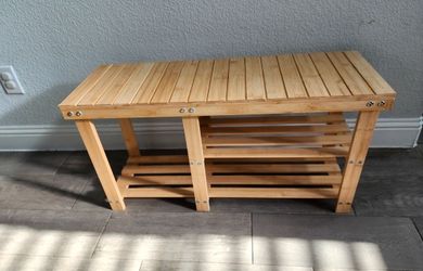 Shoe shelf (33"L x11"Dx18"H)
