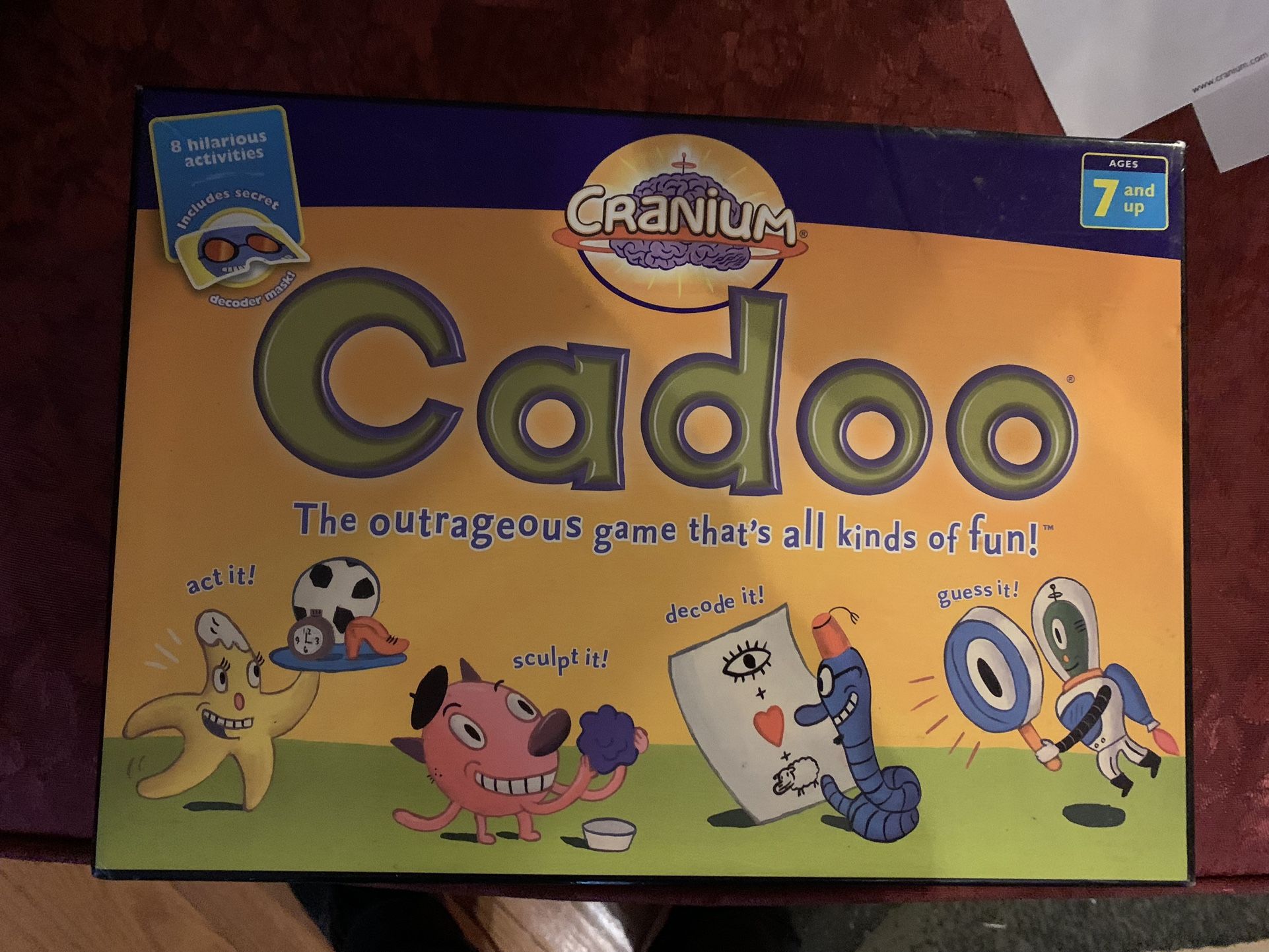 Cadoo  Cranium Game