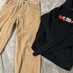 Empyre Corduroy Pant + Hoodie (2) SEE DESCRIPTION FOR DETAILS!