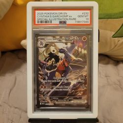 💥💥Cynthia's Garchomp Ex #232!! PSA 10 GEM MINT 💎 ✨️ 💥💥