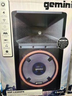 Gemini Complete High-Power Speaker System, GSP-L2200PK