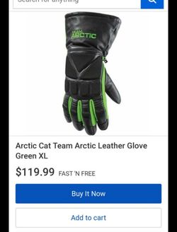 Arctic Cat Team Arctic Leather Gloves