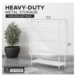 Heavy Duty  Mesh Works Shelf Unit