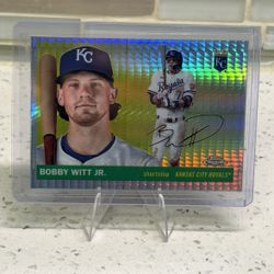 2025 Topps Chrome Platinum Bobby Witt Jr. Prism Refractor #41 Royals