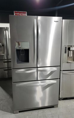 Whirlpool 4-Door Stainless Steel Refrigerator
