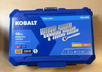 Kobalt 46-Piece Standard (SAE) and Metric Mechanics Tool Set