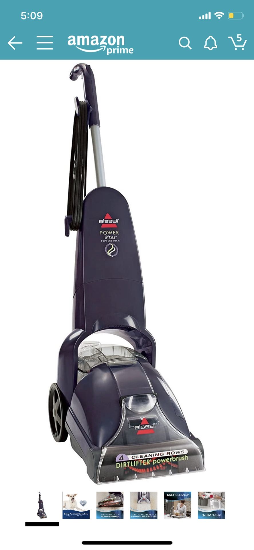 Deep cleaning vacuum