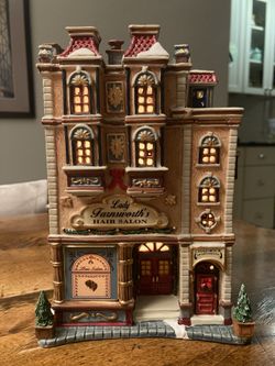 Lemax Christmas Lighted Hair Salon