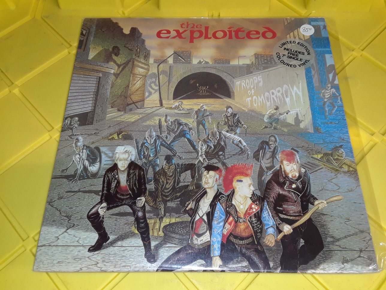 The Exploited - Troops of Tomorrow vinyl record album punk rock