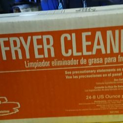 Fryer cleaner. $20
