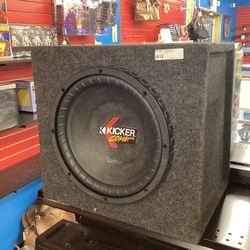 Kicker Comp  Subwoofer  With Box 