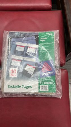 Avery Diskette Pages 10-Pack for 3.5" Diskettes